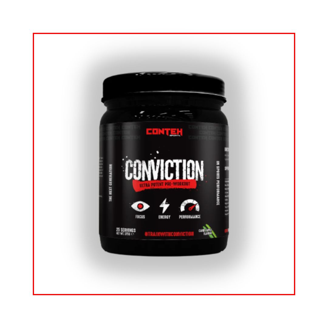 Conteh Sports Conviction Pre-Workout (375g) – Tailor Wheyed