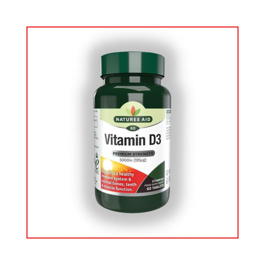 Natures Aid High Strength Vitamin D3 (60tabs)