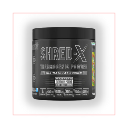 Applied Nutrition Thermogenic Fat Burning Pre-Workout Shred-X (300g) - Lemon Ice Tea