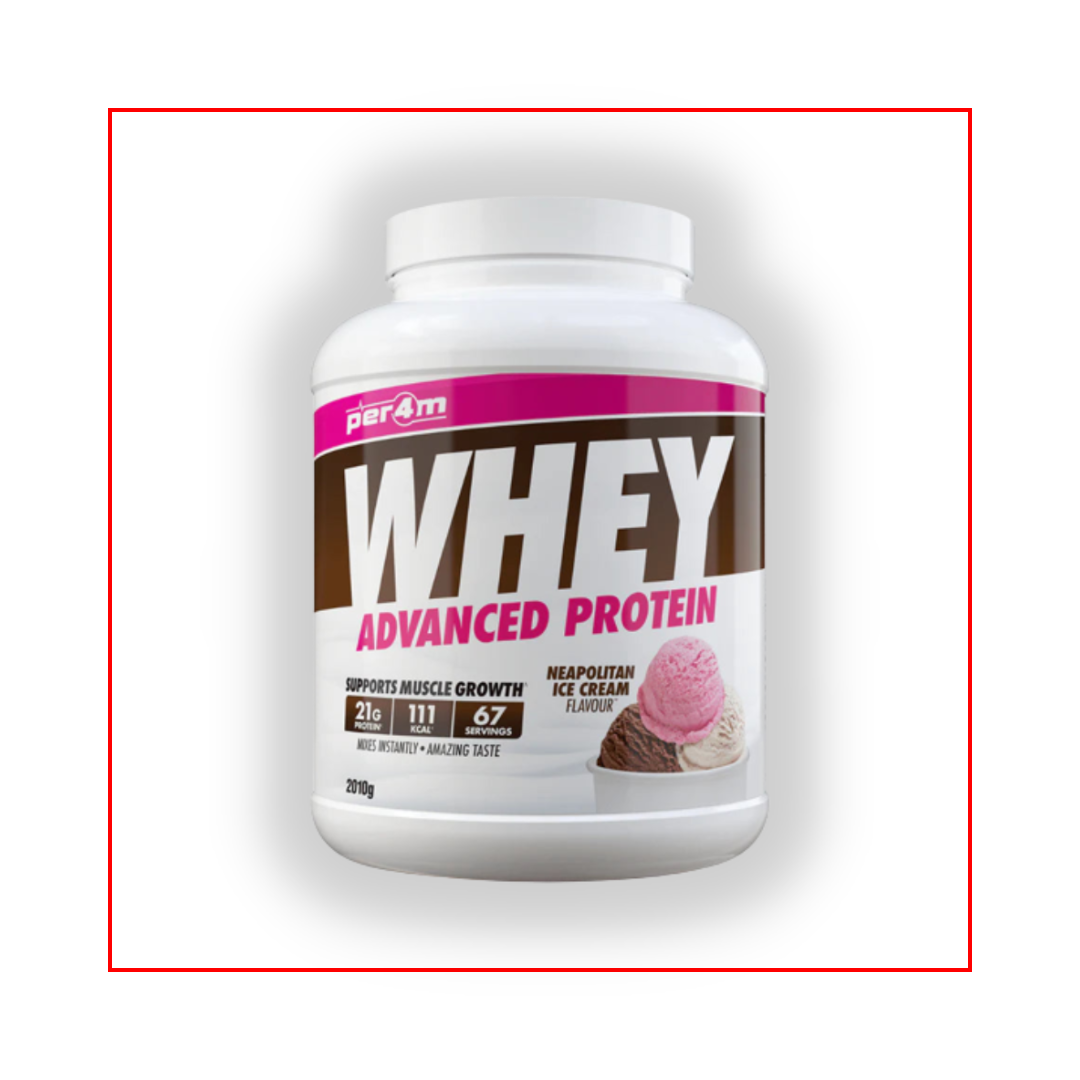 Per4m Whey Protein (Advanced Formula) 2.01kg - Neapolitan Ice Cream