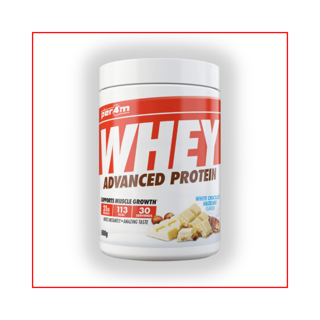 Per4m Whey Protein (Advanced Formula) 900g - White Chocolate Hazelnut