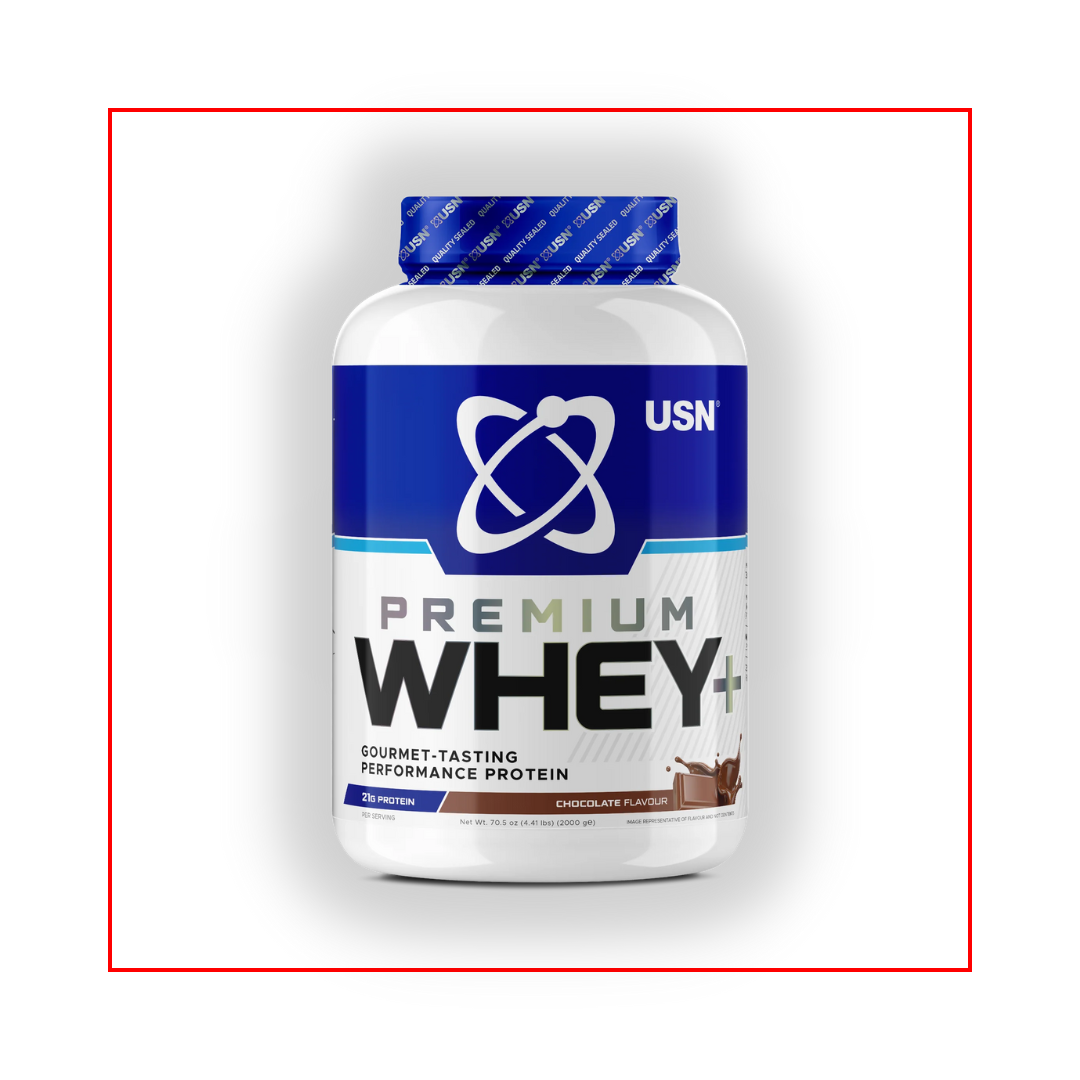 USN Whey+ Premium Protein Powder - Chocolate