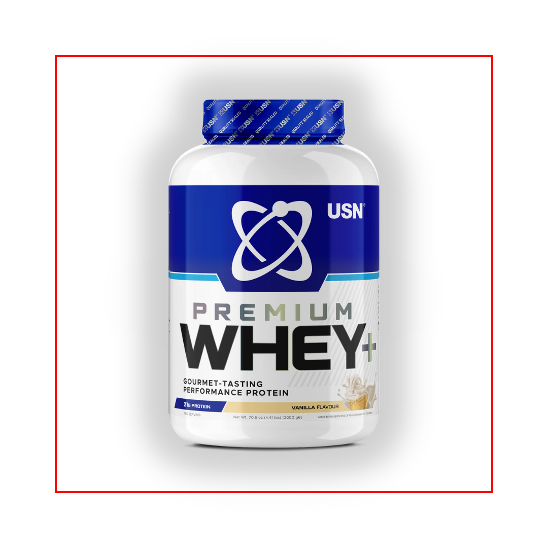 USN Whey+ Premium Protein Powder - Vanilla
